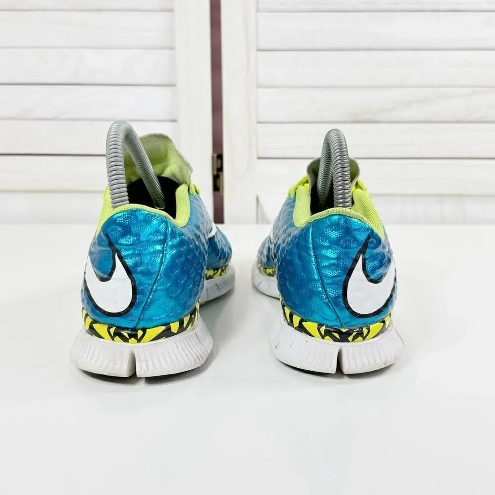Nike Free Hypervenom GS Sneakers Blue Lagoon 5Y Big‎ Kids 705390-401